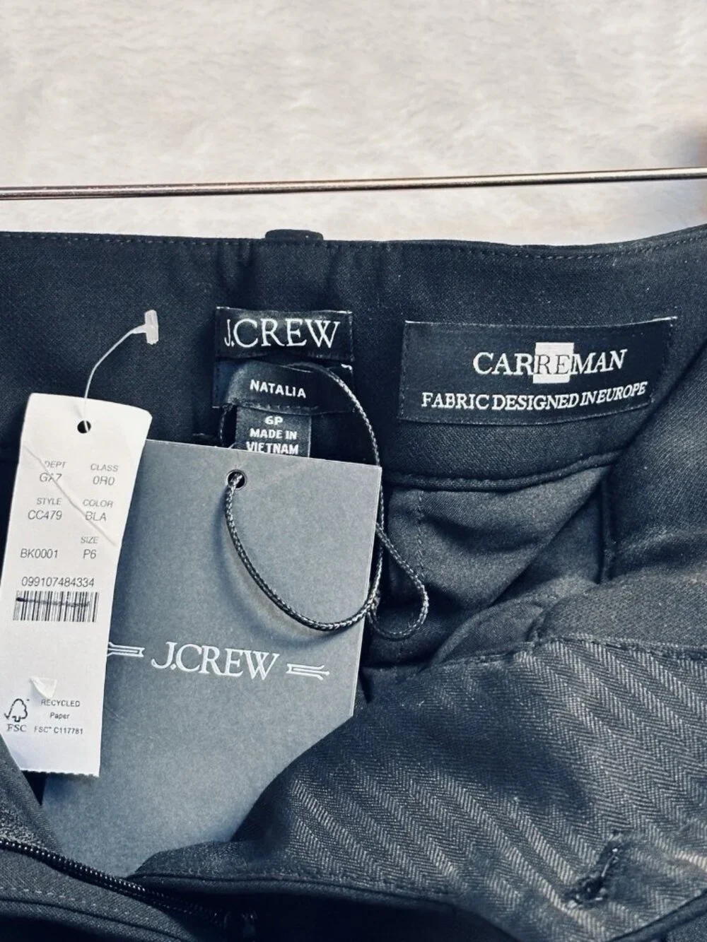 J.Crew Petite Natalia Pant Four-Season Stretch Sz P6 Work-Night Out NWT #CC479 - Picture 13 of 14